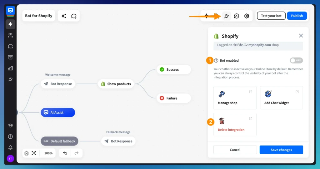 How to Integrate ChatBot with Shopify: Step-by-Step Easy Guide (2026) 8 Integrate ChatBot with Shopify