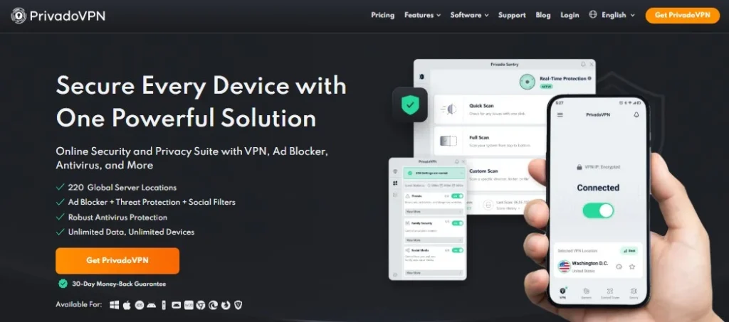 privadoVPN pasivemarketer